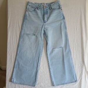 Wrangler Light Blue Flare & Wide Leg Jeans